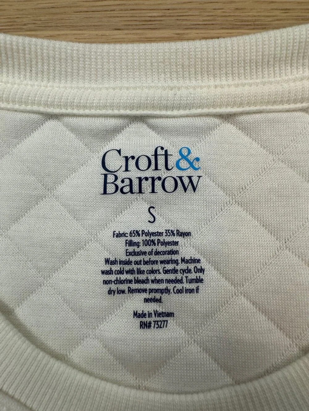 Women's Mystree French Terry Long Sleeve LtWt Sweatshirt SzS - Picture 5 of 5